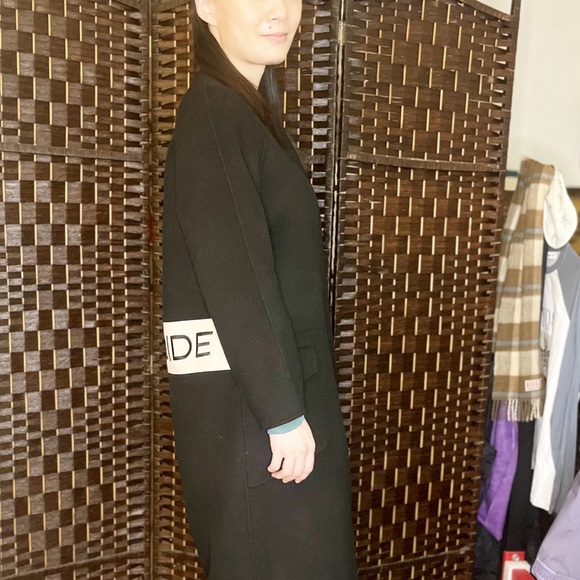 Baseball style wool coat - Picture 5 of 5